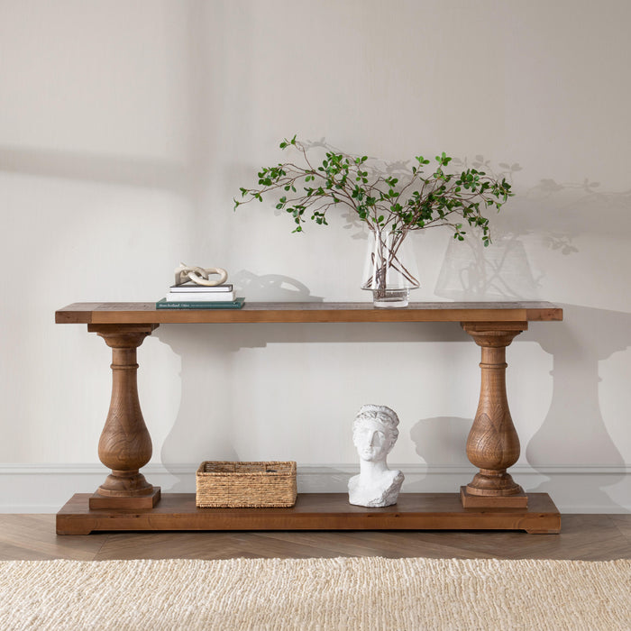 Biltmore Reclaimed Pine Console Table - 51005393 - GreatFurnitureDeal