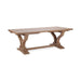 Classic Home - Alexander Solid Wood Extending Dining Table - Distressed Brown - 51005407 - GreatFurnitureDeal