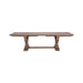 Classic Home - Alexander Solid Wood Extending Dining Table - Distressed Brown - 51005407 - GreatFurnitureDeal