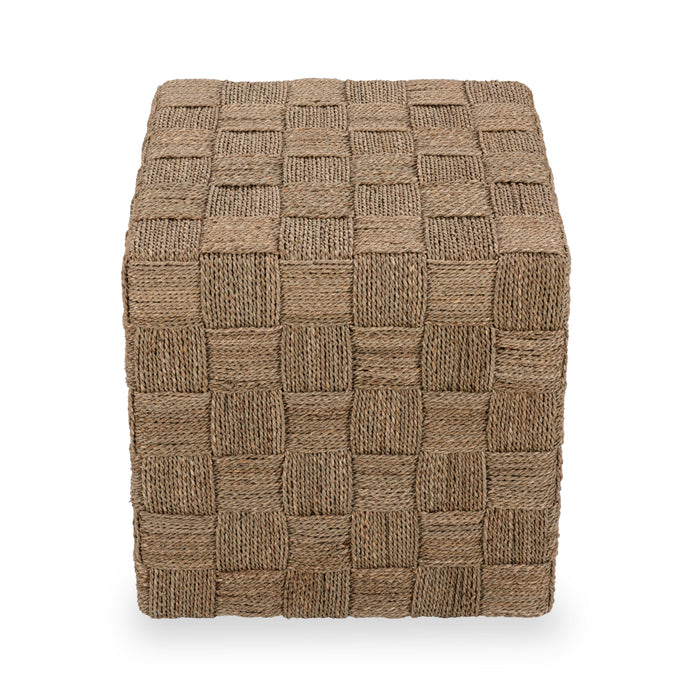 Classic Home - Neyla Seagras Weave Square End Table - 51005458