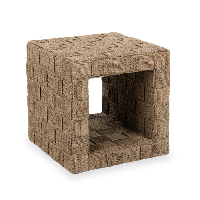 Classic Home - Neyla Seagras Weave Square End Table - 51005458