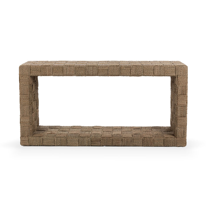 Classic Home - Neyla Seagras Weave Console Table - 51005459