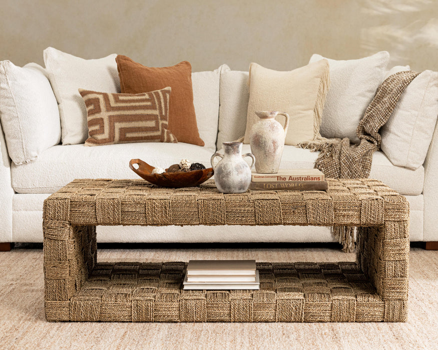 Classic Home - Neyla Seagras Weave Coffee Table - 51005460