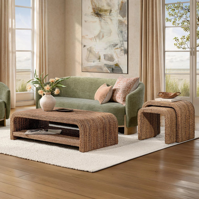 Classic Home - Luma Coffee Table in Harvest Abaca - 51005529