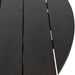 Classic Home - Alameda 53 Outdoor Round Dining Table Black - 51005875 - GreatFurnitureDeal