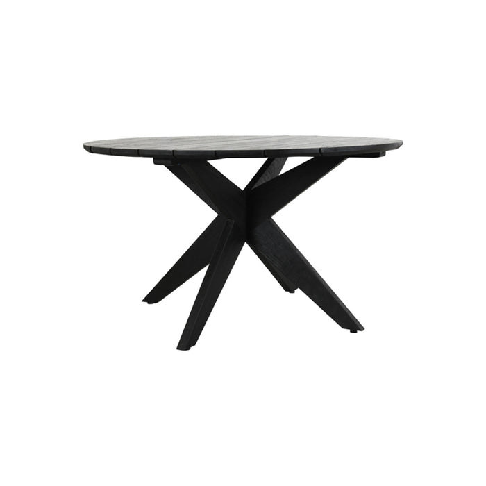 Classic Home - Alameda 53 Outdoor Round Dining Table Black - 51005875 - GreatFurnitureDeal