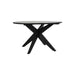 Classic Home - Alameda 53 Outdoor Round Dining Table Black - 51005875 - GreatFurnitureDeal