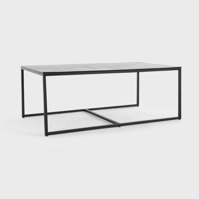 Classic Home - Buckley Cast Aluminum Rectangle Coffee Table Set of 3 - 51005883 - GreatFurnitureDeal