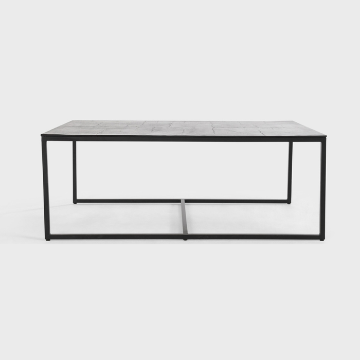 Classic Home - Buckley Cast Aluminum Rectangle Coffee Table Set of 3 - 51005883 - GreatFurnitureDeal