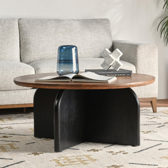 Kosas Home - Penelope Mango Wood Two Tone Coffee Table - 51005897