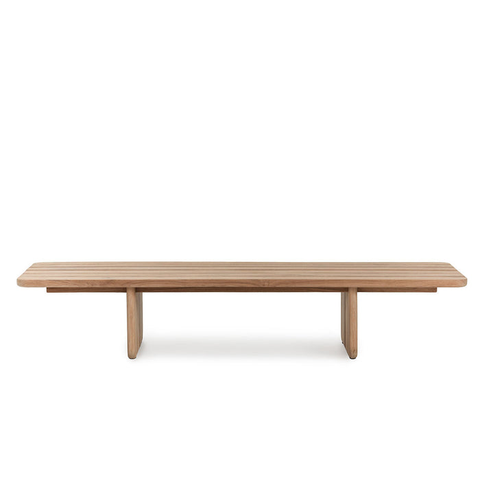 Classic Home - Hudson 63" Outdoor Coffee Table Natural - 51005937 - GreatFurnitureDeal
