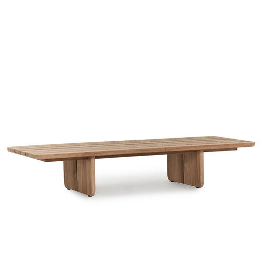 Classic Home Furniture - Hudson 63" Outdoor Coffee Table Natural - 51005937 - GreatFurnitureDeal