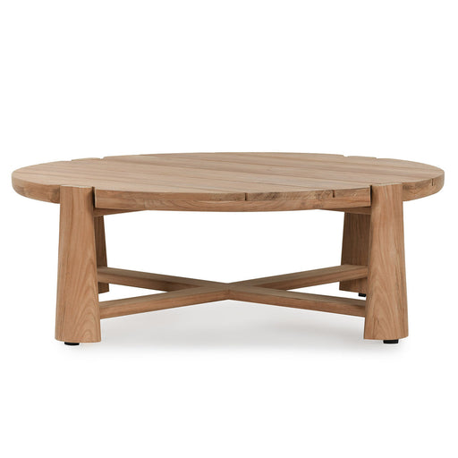 Classic Home - Aston Outdoor Round Coffee Table - 51005940 - GreatFurnitureDeal