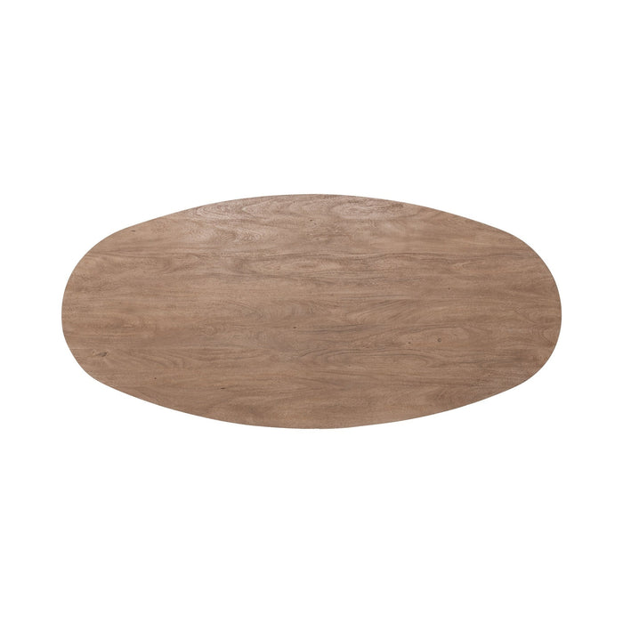 Classic Home - Amra Solid Wood Oval Dining Table - 51005976 - GreatFurnitureDeal