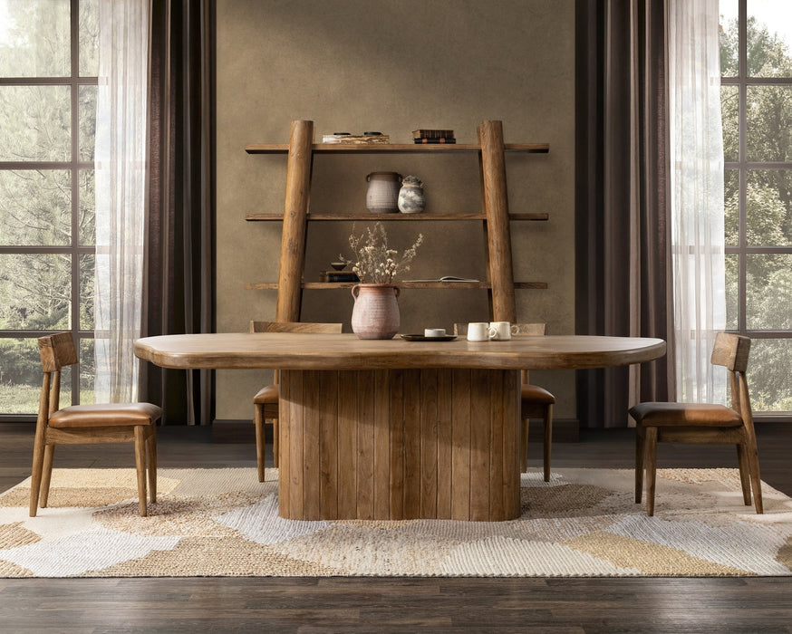 Classic Home - Alvaro Solid Wood Rectangle Dining Table - 51005978 - GreatFurnitureDeal