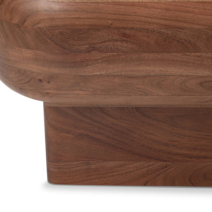 Classic Home - Craig Solid Wood Rectangle Coffee Table - 51005981 - GreatFurnitureDeal