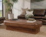 Classic Home - Craig Solid Wood Rectangle Coffee Table - 51005981 - GreatFurnitureDeal