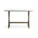 Classic Home - Venicia Oval Console Table in White Sage - 51007639 - GreatFurnitureDeal