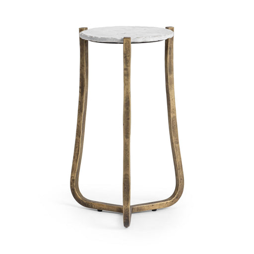 Classic Home - Emilia Round End Table in Snow Fall - 51007642 - GreatFurnitureDeal