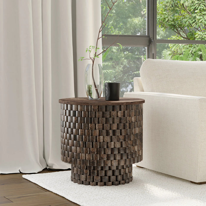 Classic Home - Norwood End Table in Bark Brown - 51011696