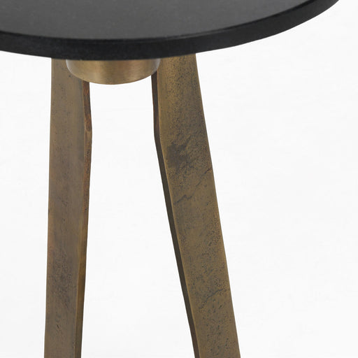 Classic Home - Leyton Accent Table Black Marble - 51011724 - GreatFurnitureDeal