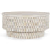 Classic Home - Norwood 40" Round Coffee Table in Cream - 51011786 - GreatFurnitureDeal