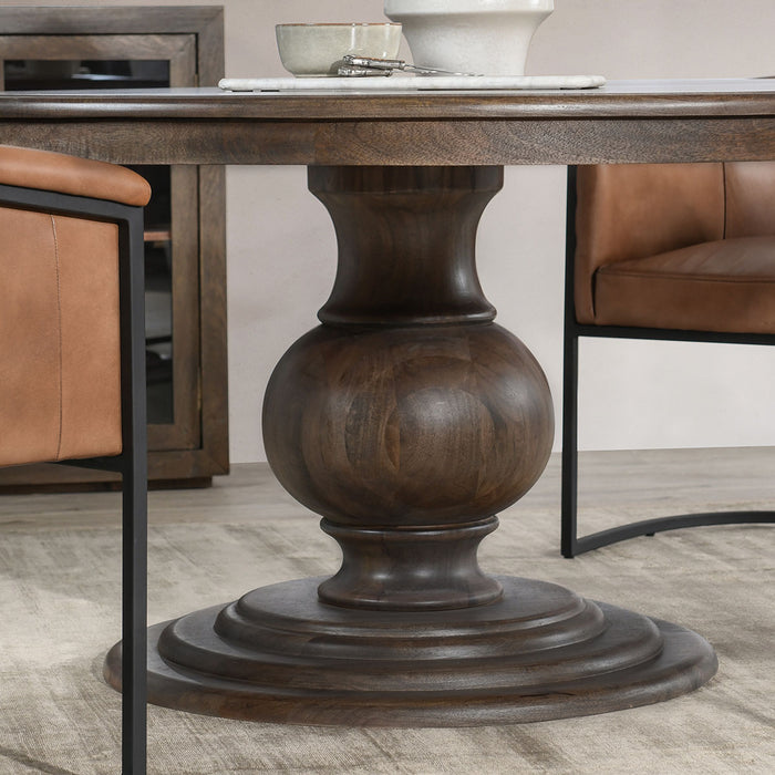 Classic Home Furniture - Brookside Wood 60" Round Dining Table Cocoa Brown - 51011885 - GreatFurnitureDeal