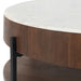 Classic Home Furniture - Lorna Marble/Acacia Wood 38" Round Coffee Table  - 51011886 - GreatFurnitureDeal