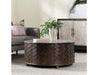 Classic Home Furniture - Shira Mango Wood 40" Round Storage Coffee Table Kona Brown - 51011887 - GreatFurnitureDeal