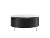 Classic Home Furniture - Gage Marble/Metal 36" Round Coffee Table Black/White - 51011903 - GreatFurnitureDeal