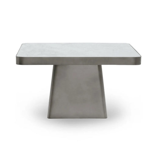 Classic Home - Far 31" Square Coffee Table in White/Slate Gray - 51011909 - GreatFurnitureDeal