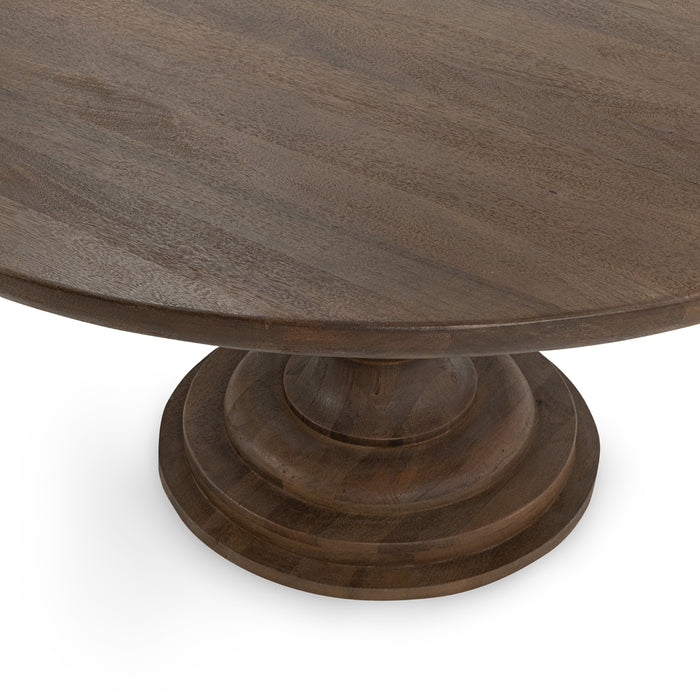 Classic Home - Hera Mango Wood Round Dining Table - 51011920 - GreatFurnitureDeal