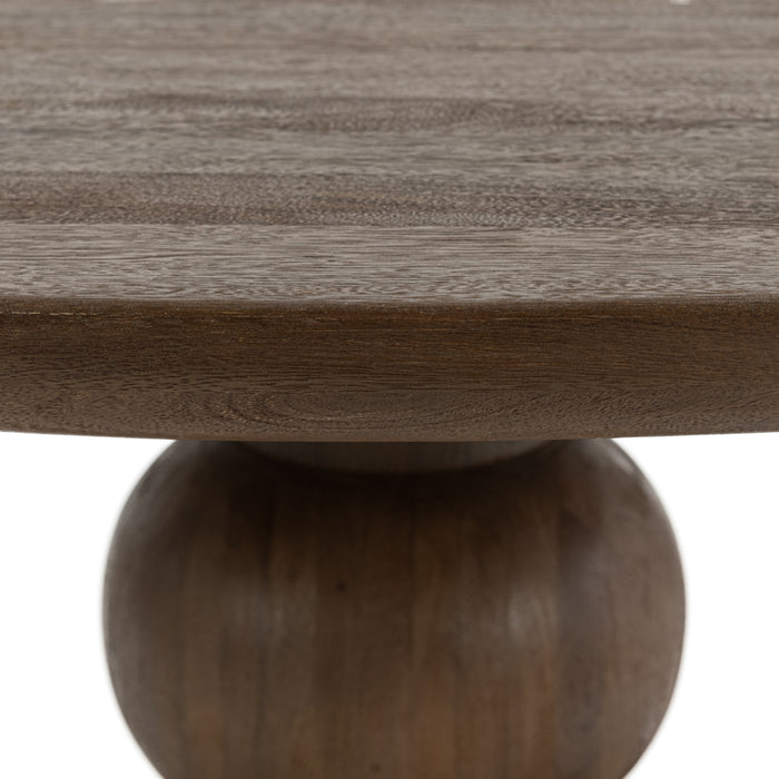 Classic Home - Hera Mango Wood Round Dining Table - 51011920 - GreatFurnitureDeal