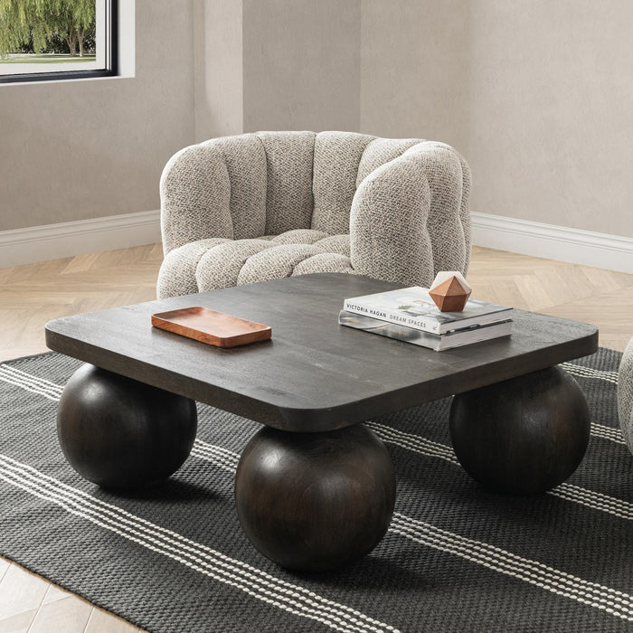 Classic Home - Delyla Coffee Table in Charcoal - 51011984 - GreatFurnitureDeal