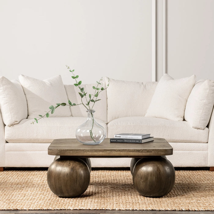 Classic Home - Delyla Coffee Table in Pecan Brown - 51011985 - GreatFurnitureDeal