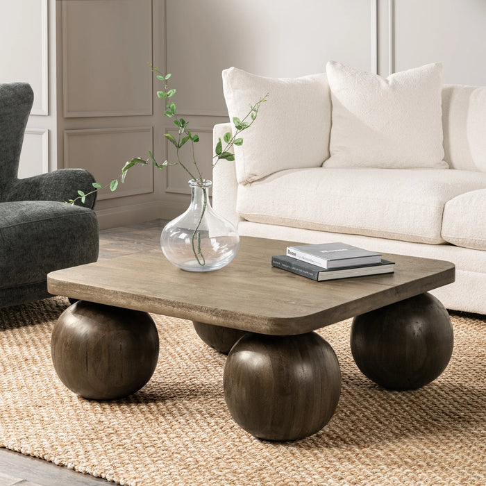 Classic Home - Delyla Coffee Table in Pecan Brown - 51011985 - GreatFurnitureDeal
