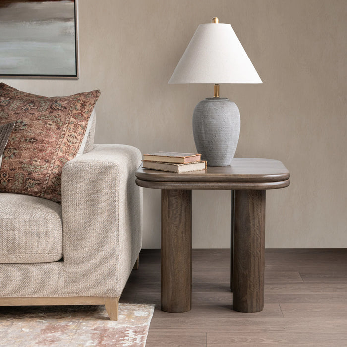 Classic Home - Miranda End Table in Cocoa Brown - 51012002 - GreatFurnitureDeal