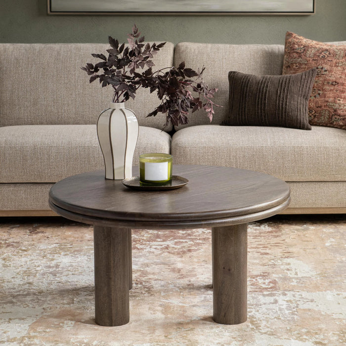 Classic Home - Miranda Coffee Table in Cocoa Brown - 51012003 - GreatFurnitureDeal
