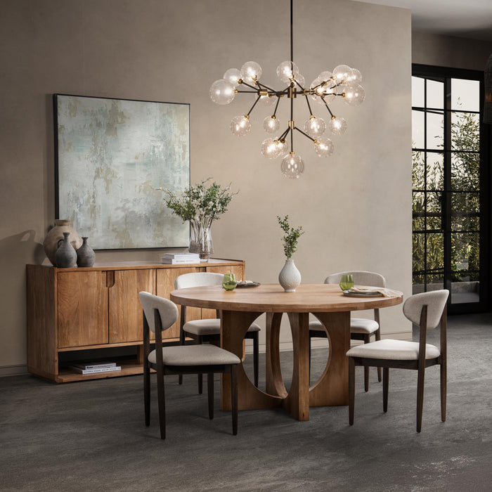 Classic Home - Laguna Mango Wood Round Dining Table - 51012021 - GreatFurnitureDeal