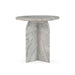 Classic Home - Briley Marble Round Accent Table Small - Rusty Gray - 51012025 - GreatFurnitureDeal