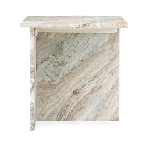 Classic Home - Bexly Marble Square End Table - Gray - 51012031 - GreatFurnitureDeal