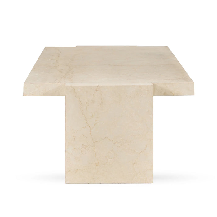 Classic Home - Rizza Coffee Table in Cream - 51012034 - GreatFurnitureDeal