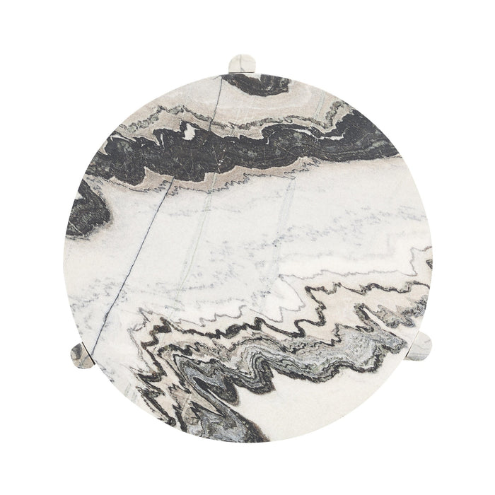 Classic Home - Zora Marble Round End Table - 51012043 - GreatFurnitureDeal