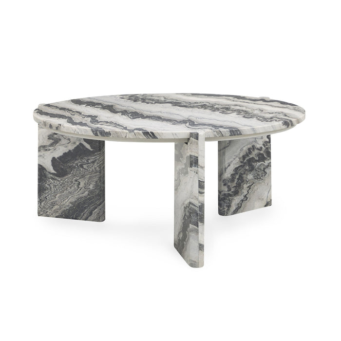 Classic Home - Zora Marble Round Coffee Table - 51012044 - GreatFurnitureDeal
