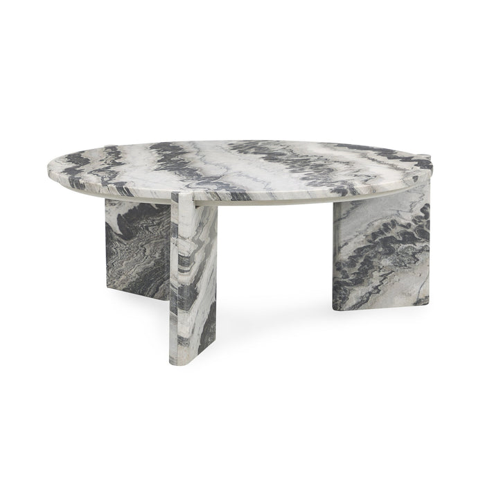 Classic Home - Zora Marble Round Coffee Table - 51012044 - GreatFurnitureDeal