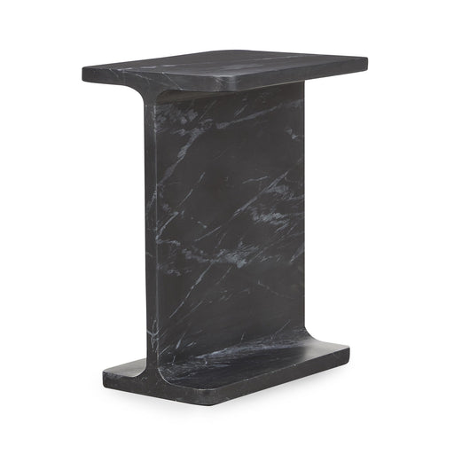 Classic Home - Delaney Marble Rectangle Accent Table - Rust Black - 51012047 - GreatFurnitureDeal