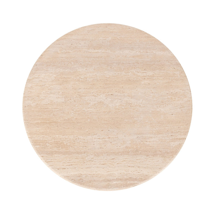 Classic Home - Malani Travertine Round Dining Table - 51012049 - GreatFurnitureDeal