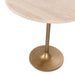 Classic Home - Malani Travertine Round Dining Table - 51012049 - GreatFurnitureDeal