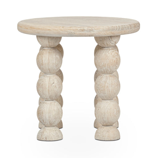Classic Home - Adir Solid Wood Round End Table - 51012090 - GreatFurnitureDeal