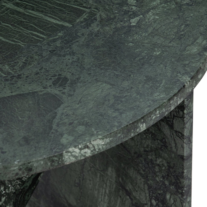 Classic Home - Briley Marble Round Accent Table Large - 51012104 - GreatFurnitureDeal